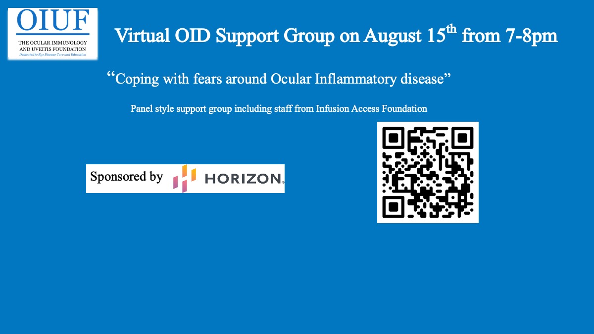 Support Group on August 15th from 7-8pm